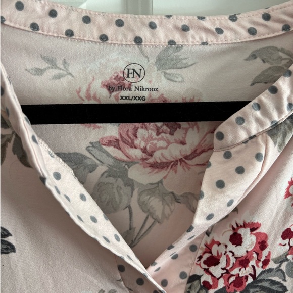 🟢FLORA NIKROOZ. Floral pajamas set in size XXL - Picture 2 of 2